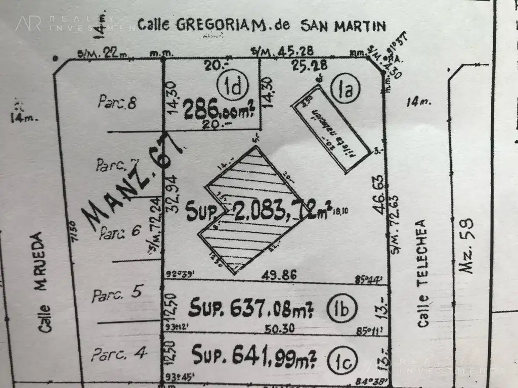 Venta doble lote en esquina apto subdivisión - Santa Rita,  Las Lomas de San Isidro (CS)