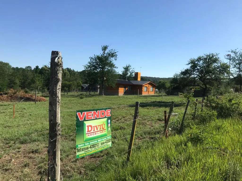 Lote a la venta en zona El Potrerillo. Calamuchita