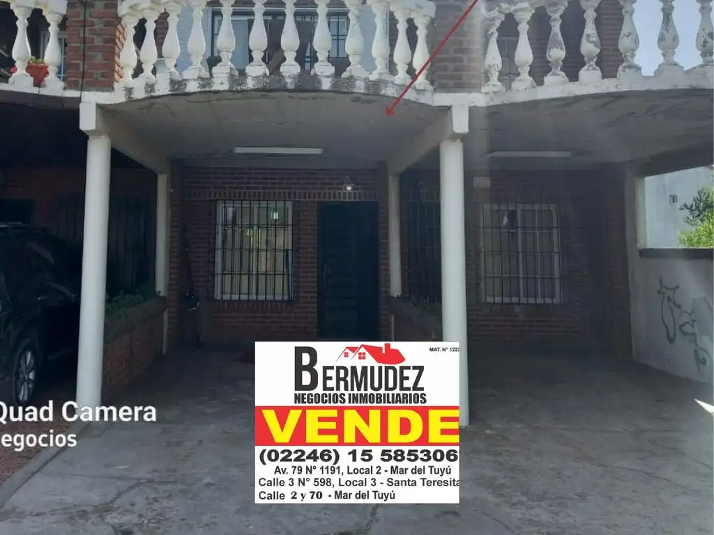 Venta Tríplex 4 Ambientes En Mar Del Tuyú Frente Al Mar! Av Costanera Entre 83 Y 84