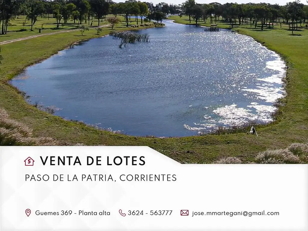 Lotes en LAGO ESCONDIDO - Paso De La Patria