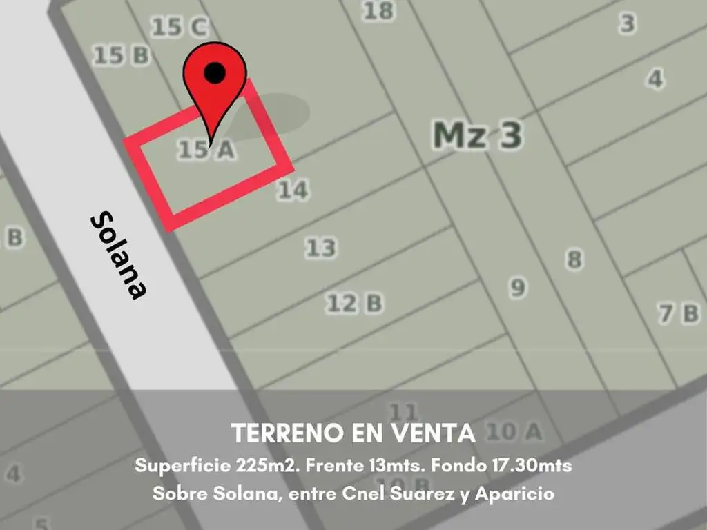 Terreno en venta en Junin