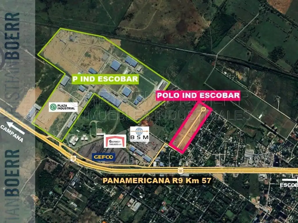 POLO INDUSTRIAL ESCOBAR - FRACCIÓN 12.900m² - RUTA 9