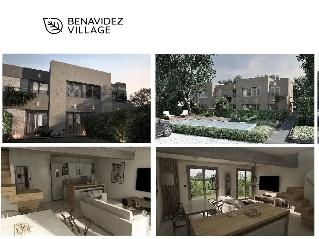 Benavidez Village – Duplex 3 Amb. Jardín y Cochera