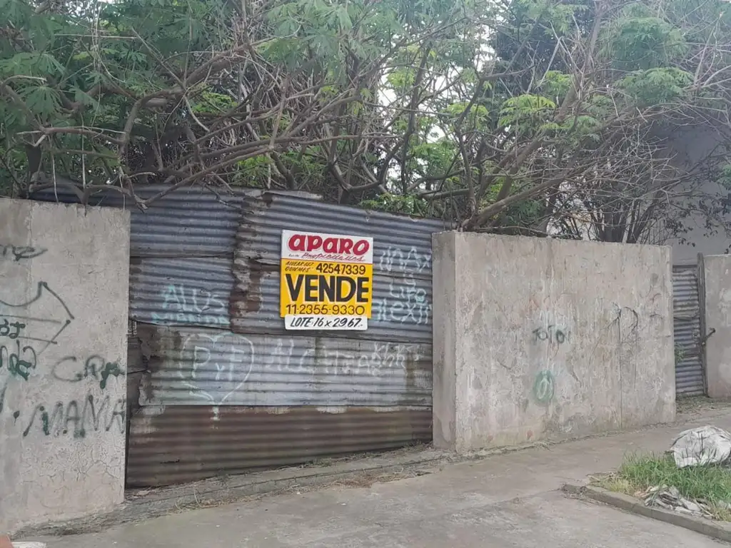 Lote a la venta en Quilmes Oeste