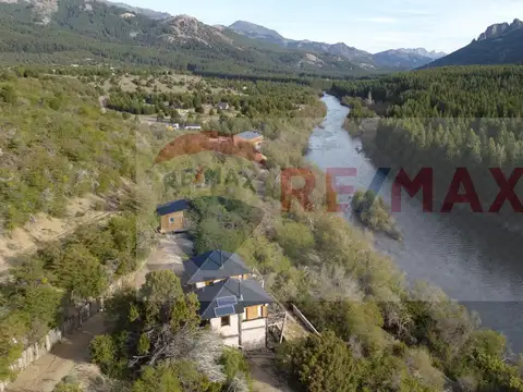 RE/MAX vende complejo cabañas frente río Meliquina