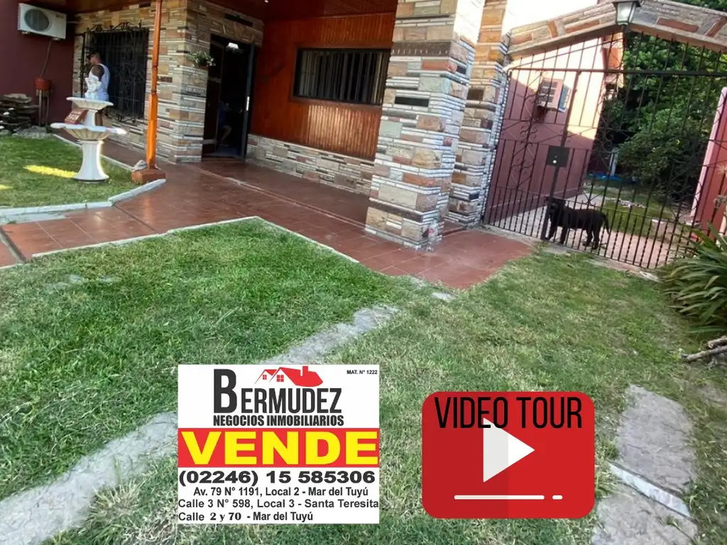 Venta o permuta casa de 4 amb en Wilde (Avellaneda) por propiedad en la Costa Atlantica