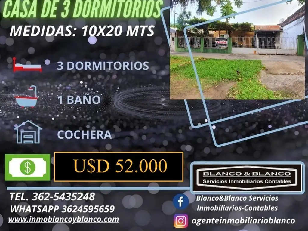 SE VENDE: DODERO 636, CASA DE 3 DORMITORIOS