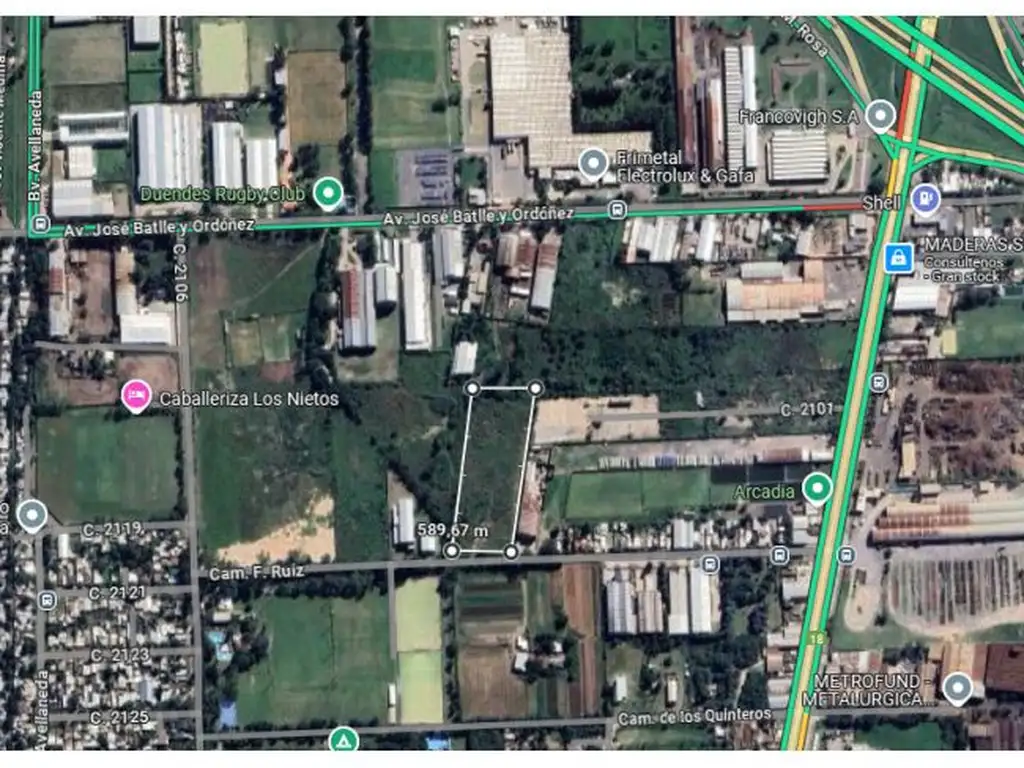 F. Ruiz 3400 (O. Lagos al 6600) - Lote 5500 m2