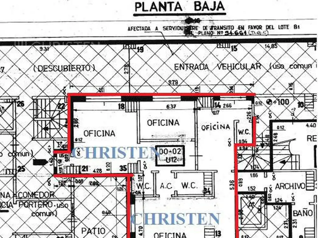 VENTA SAN MARTIN 3253 OFICINA EN PLANTA BAJA