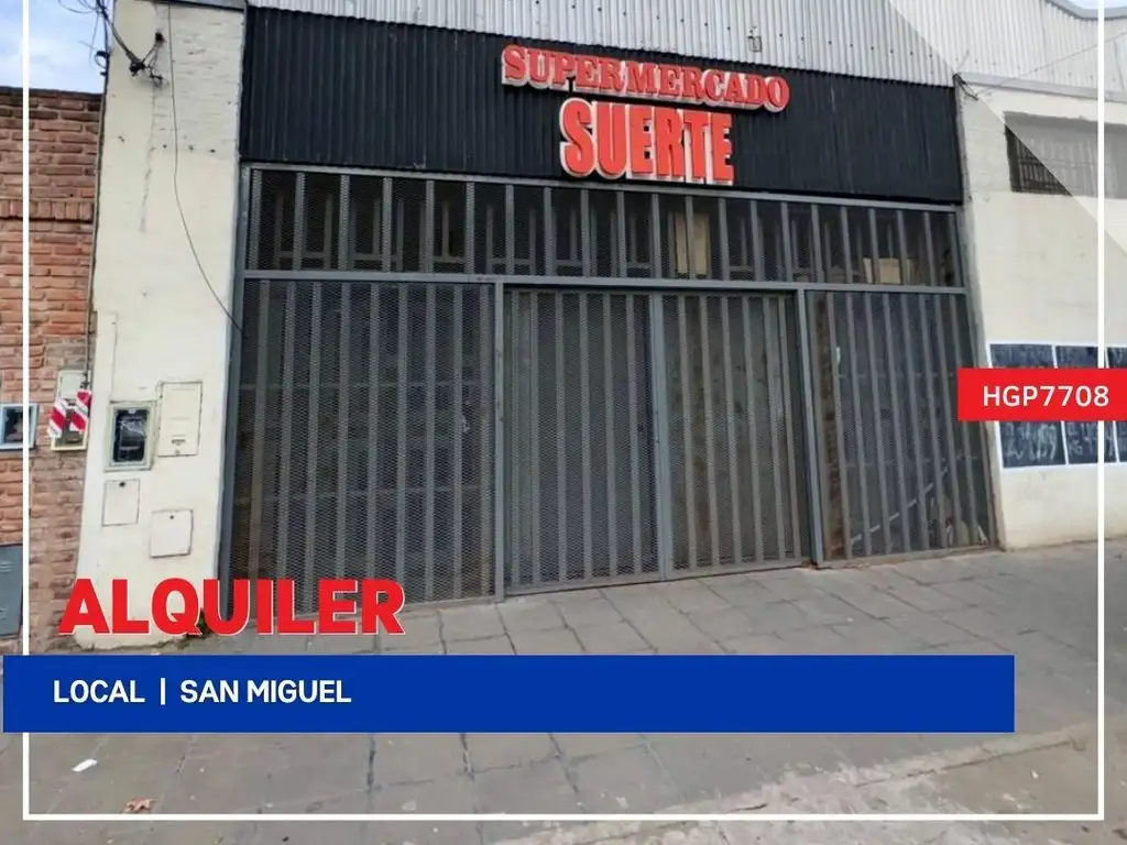 Local - Alquiler - Argentina, San Miguel - Int. juan Irigoin 1600