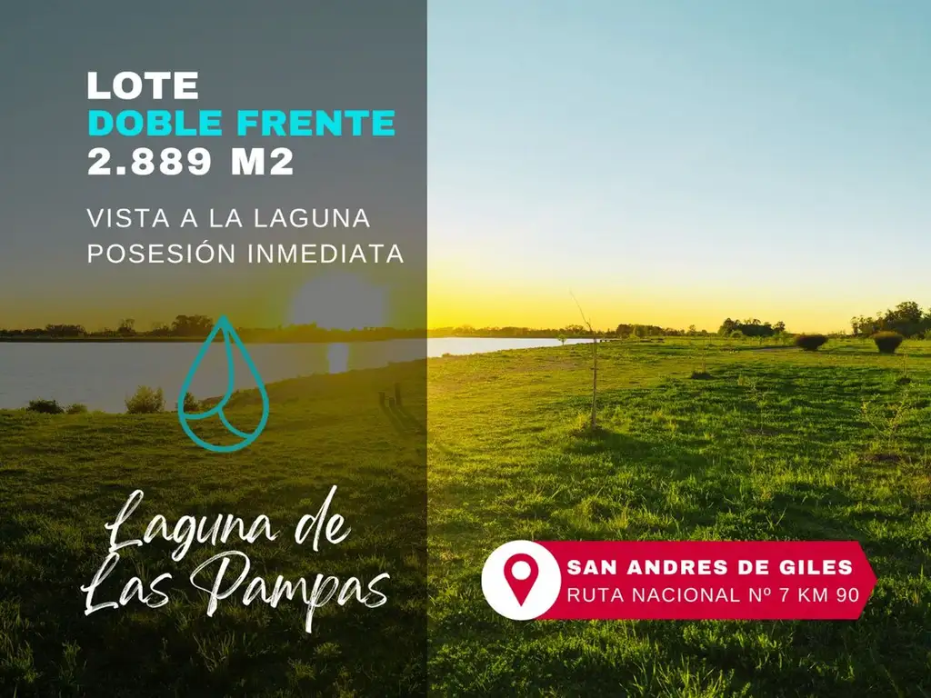 LOTE 2.889 M2 LAGUNA DE LAS PAMPAS SAN A. DE GILES