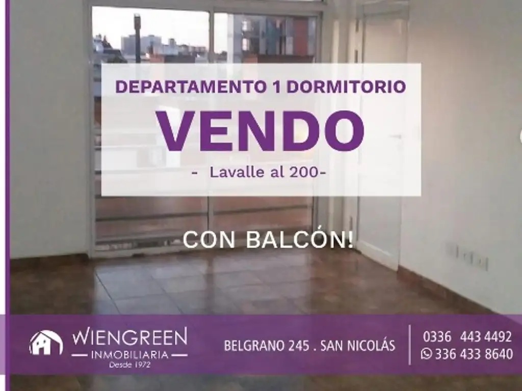 Vendo Departamento de 1 habitacion