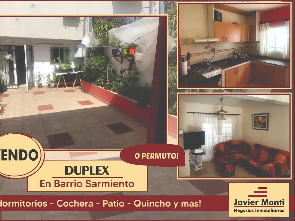 DUPLEX EN BARRIO SARMIENTO