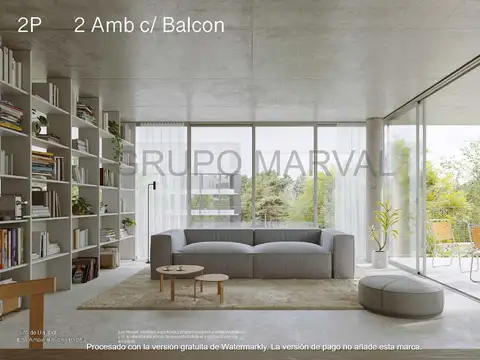 Departamento en el emprendimiento ITALIA 521