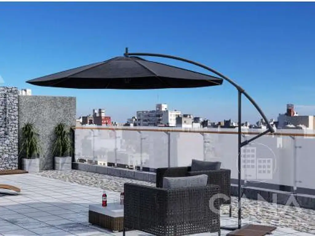 Proyecto dptos 1 y 2 dormitorios centro rosario.  Piscina y Terraza con solárium, SUM.