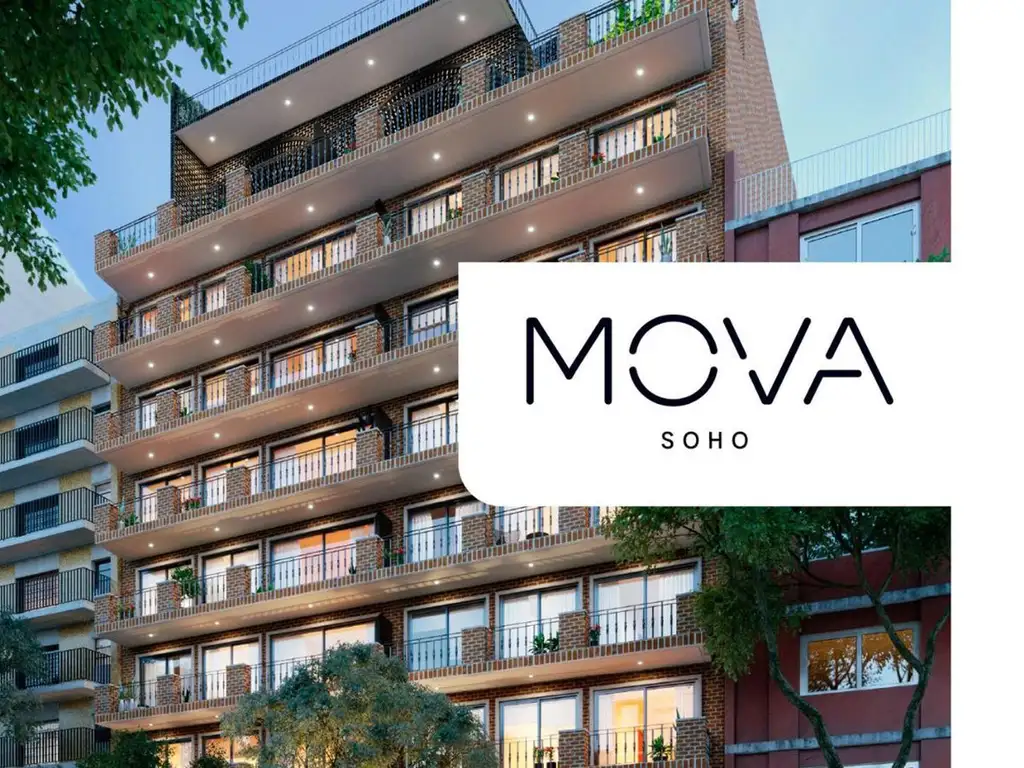 Mova Soho 3 Ambientes A Estrenar Al Frente Balcon 3 Baños Amenities