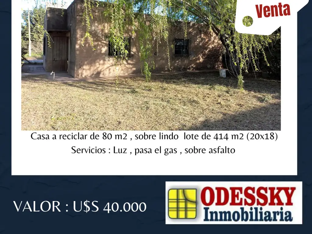 CAÑUELAS -CASA EN VENTA TUCUMAN Y VTE CASARES