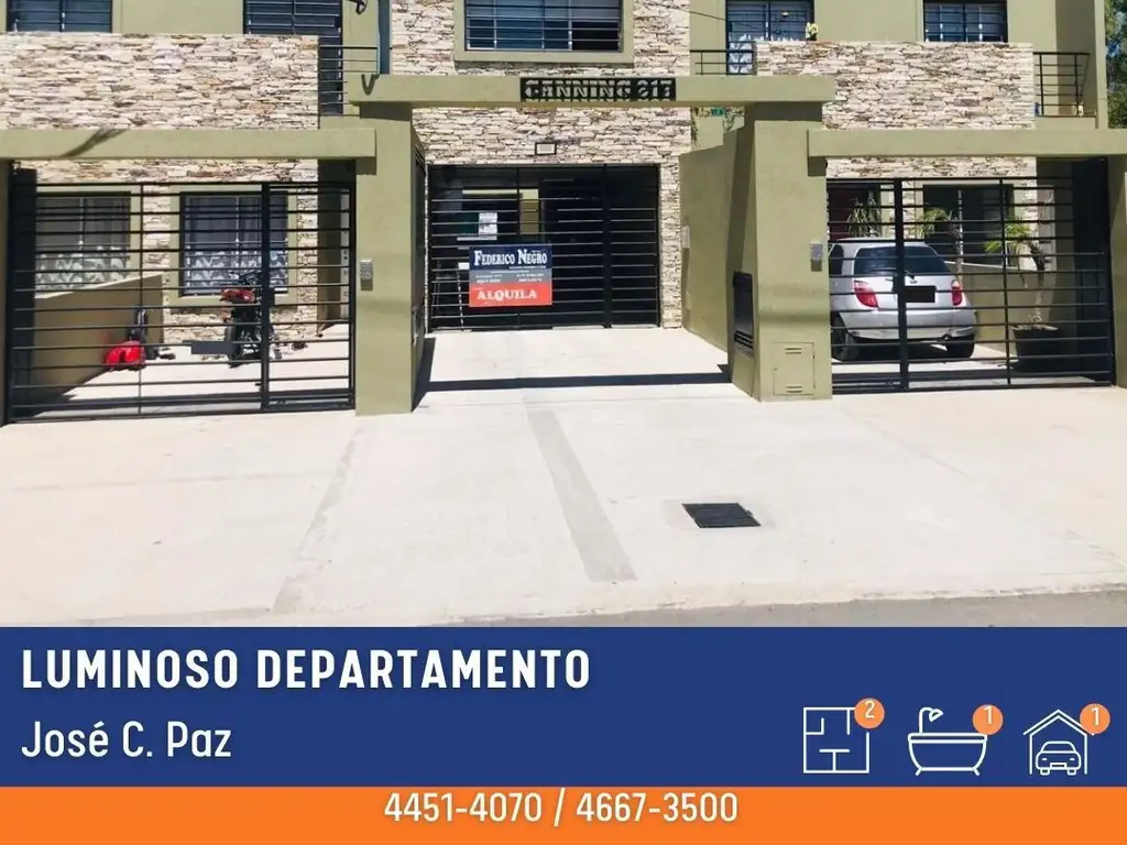 Departamento - Venta - Argentina, José C Paz - Canning 217