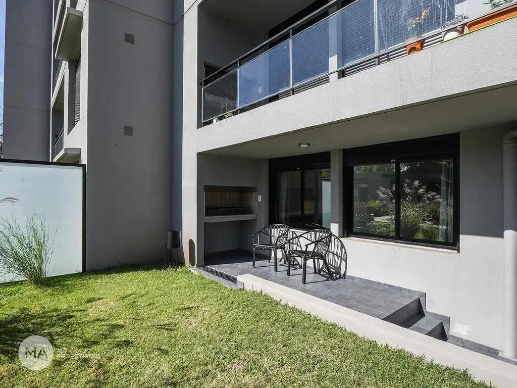 Departamento 2 dormitorios, jardín, amenities - Ayres de Fisherton, Rosario  | Venta