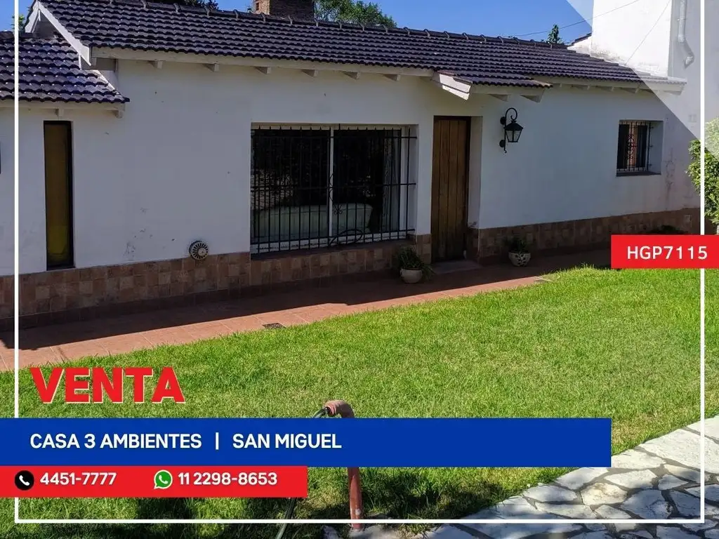 Casa - Venta - Argentina, San Miguel - Marcos Sastre 2200