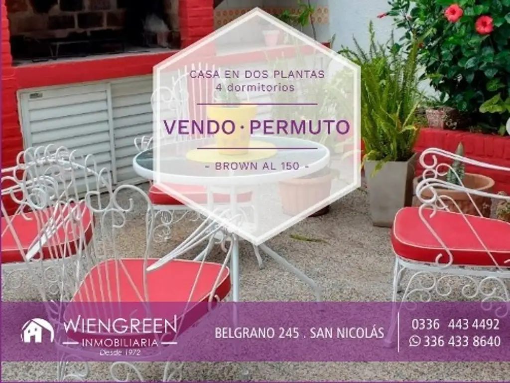 VENDO o PERMUTO CASA En 2 Plantas