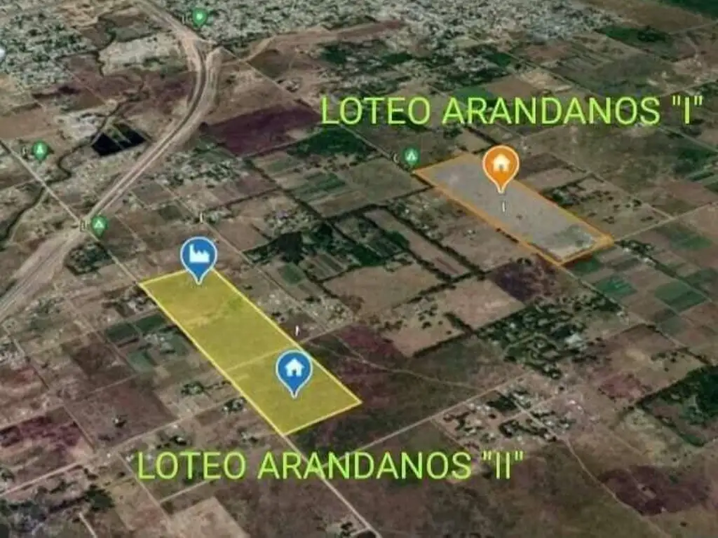 Loteo Arándanos II en Agustín Ferrari. Lotes de 18 x 44. Opciones de financiación.