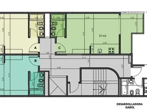 Departamento en Venta - Monoambiente -