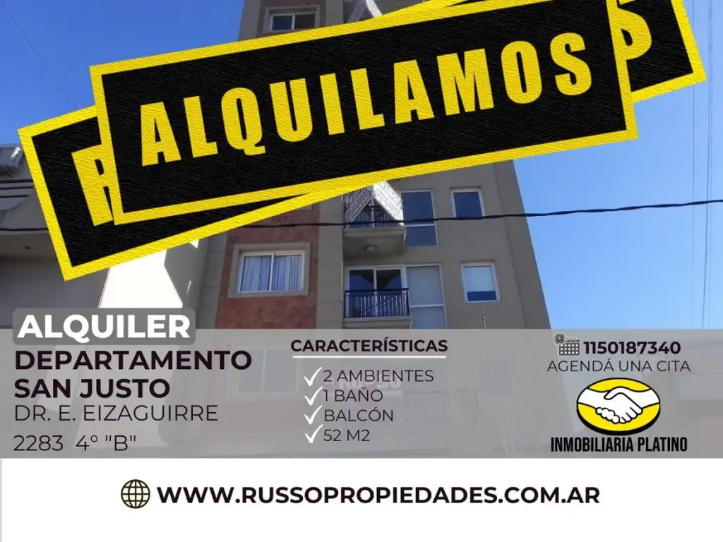 Departamento - Alquiler - Argentina, LA MATANZA - EIZAGUIRRE, DR. E. 2283