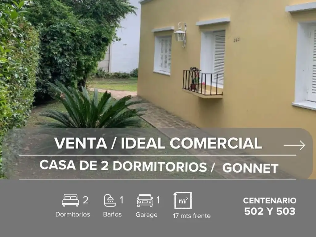 Venta de Casa de 3 AMBIENTES en Manuel B Gonnet