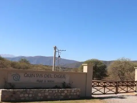 TERRENO EN VENTA EN QUINTAS DEL DIQUE DPTO. LA VIÑA SALTA