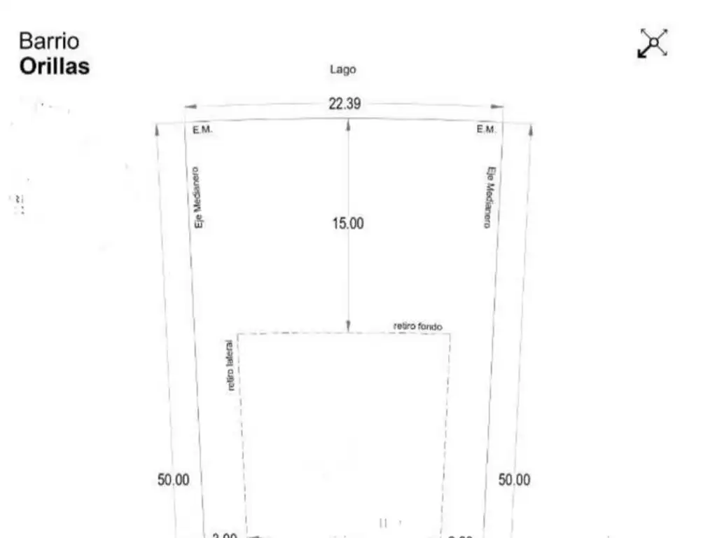 LOTE EN VENTA PUERTOS BARRIO ORILLAS A LA LAGUNA FINANCIACIO