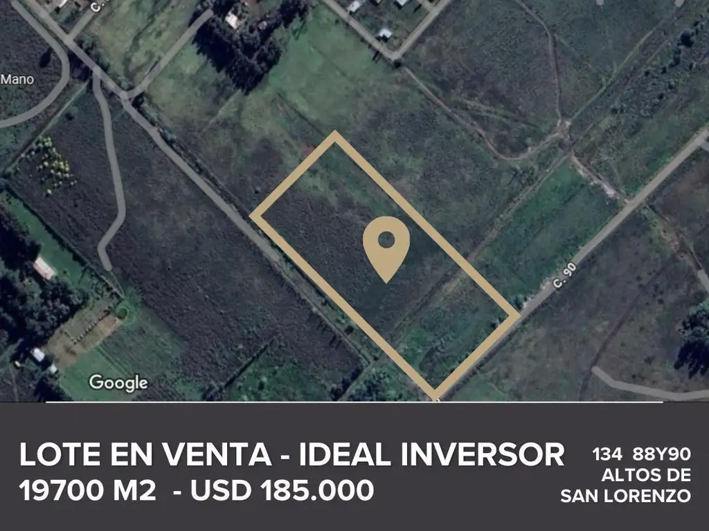 Venta de Lote en ALTOS DE SAN LORENZO, La Plata