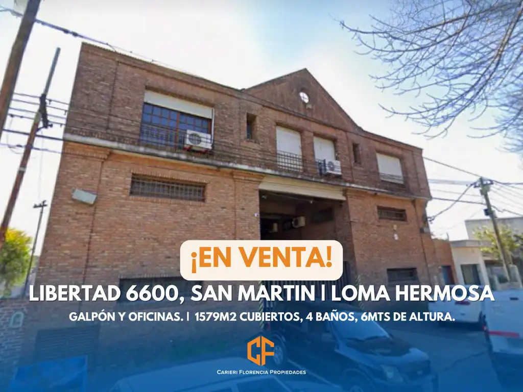 Galpón (y Oficinas) En Venta, Zona San Martin/loma Hermosa