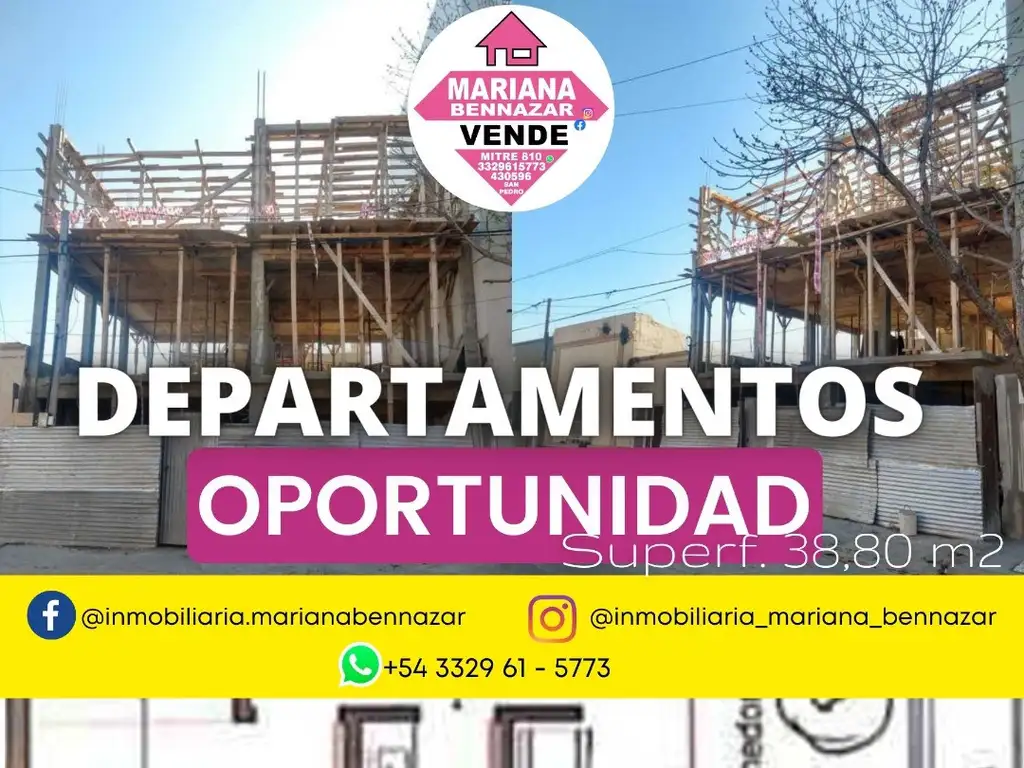 DEPARTAMENTO EN VENTA - SAN PEDRO