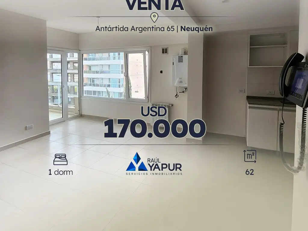 VENTA DEPARTAMENTO 1 DORM. LOS TEROS ANTARTIDA, NEUQUÉN