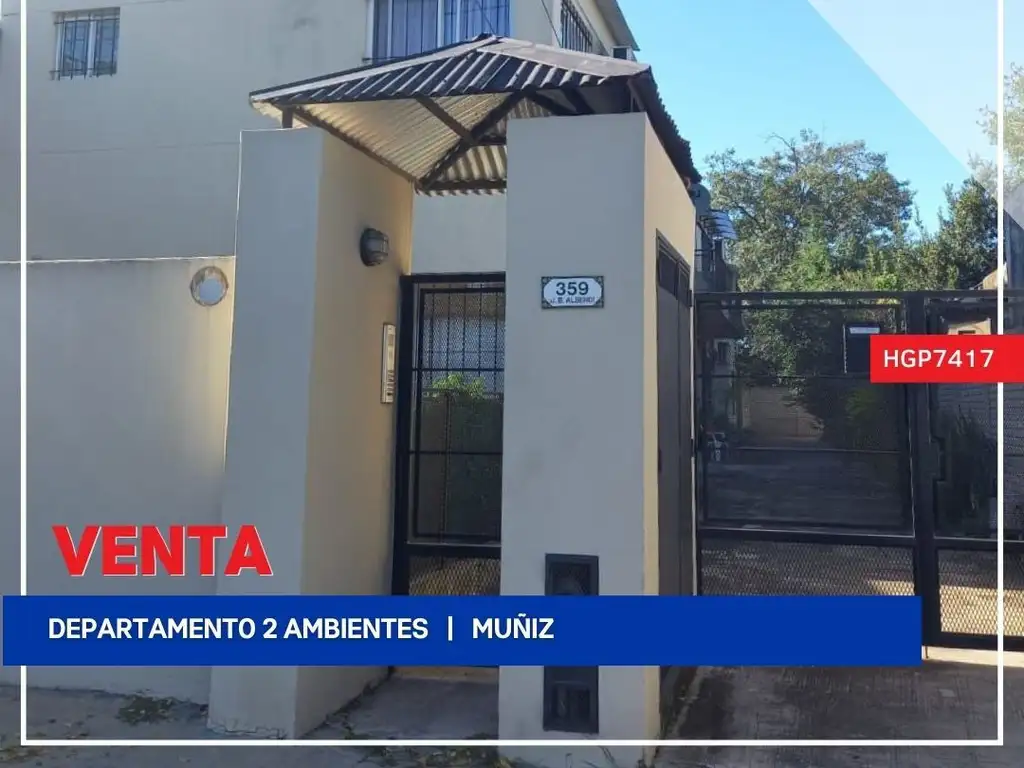 Departamento - Venta - Argentina, Muñiz - Juan Bautista Alberdi 300