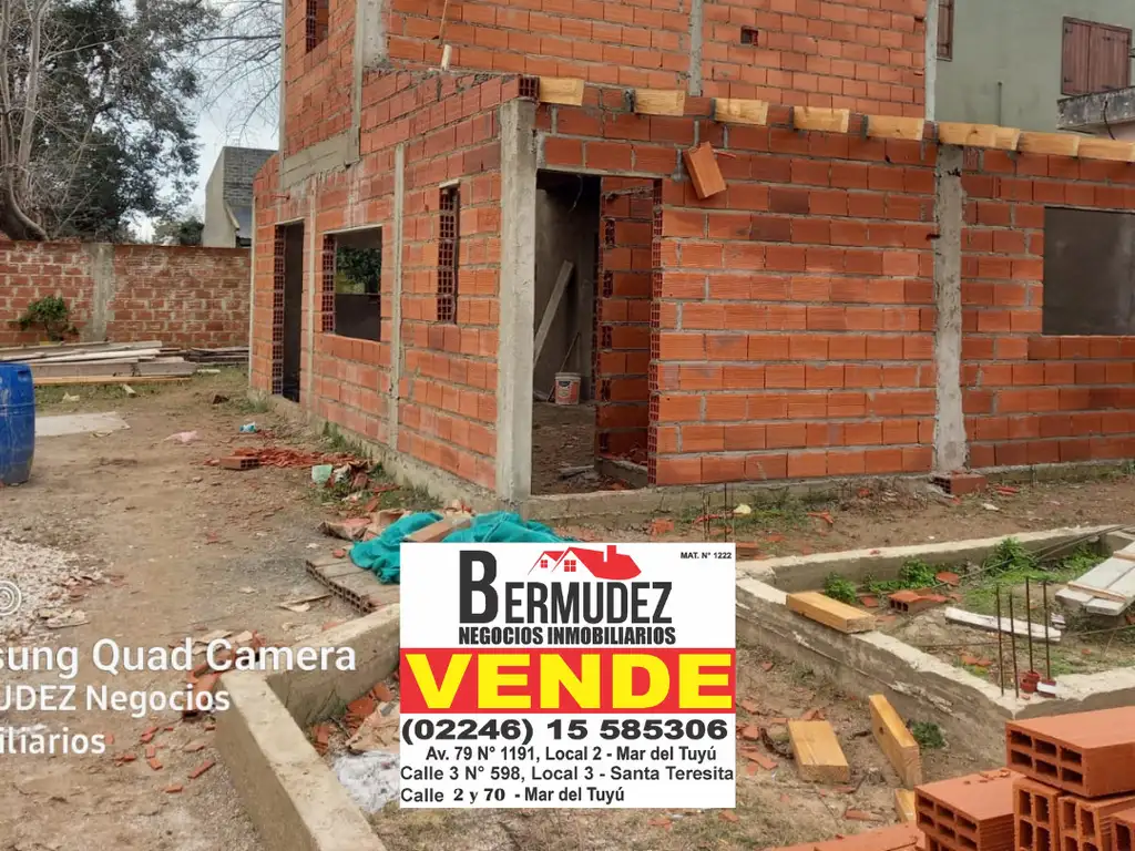 Deptos 3 amb venta Santa Teresita calle 47 entre  7 y 8 en planta baja