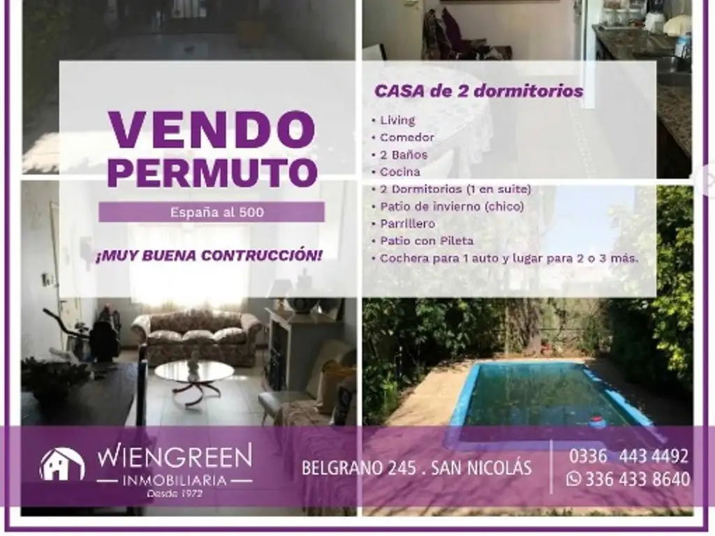 Vendo o permuto casa con pileta excelente construccion!