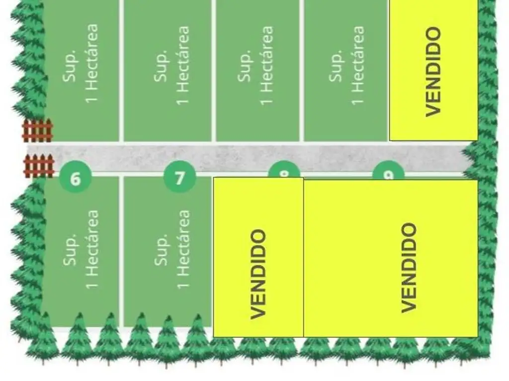 CHACRAS EN VENTA MERCEDES 1 HECTAREA A METROS DE LA RUTA 41