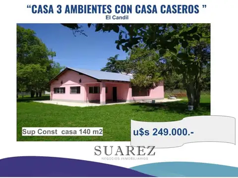 CASA QUINTA EN VENTA SAN ANDRES DE GILES EL CANDIL SIN EXP!