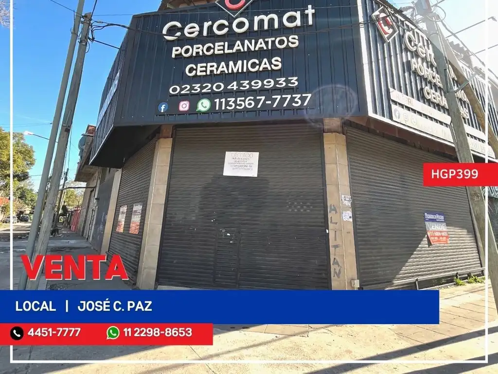 Local - Venta - Argentina, José C Paz - Av. Pres. Arturo U. Illia 6200