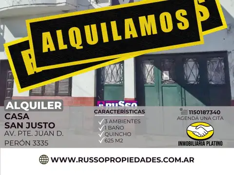 Alquiler De Casa 3 Ambientes Apto Profesiona A Reciclar San