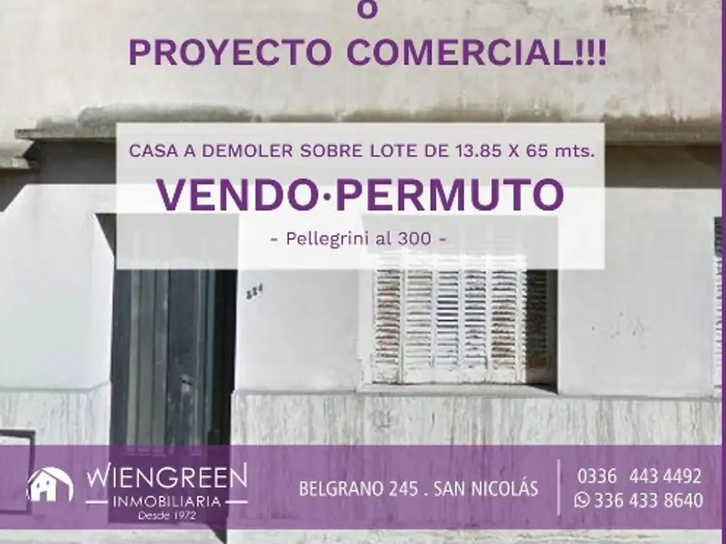 VENDO - PERMUTO Casa a Demoler