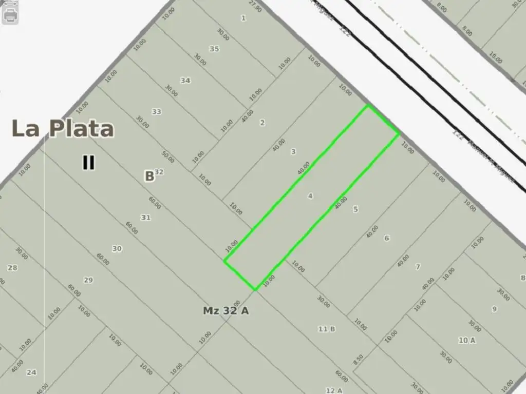 Lote 500 m2 sobre avenida comercial