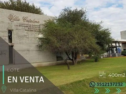 LOTE ECO CATALINA - VILLA CATALINA