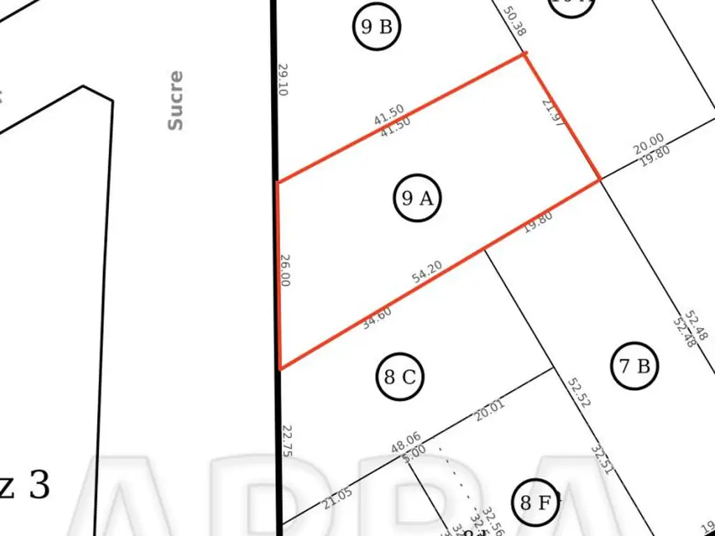 Venta de terreno sobre Avenida Sucre en Beccar