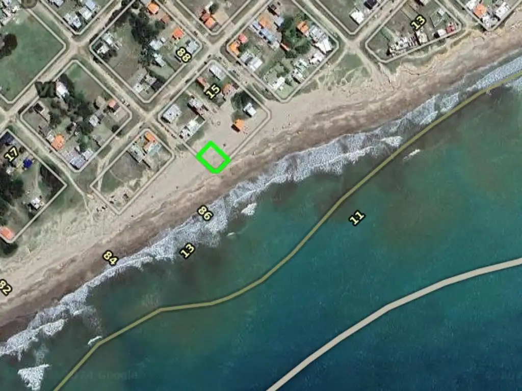 venta lote frente al mar en Mar del Sur