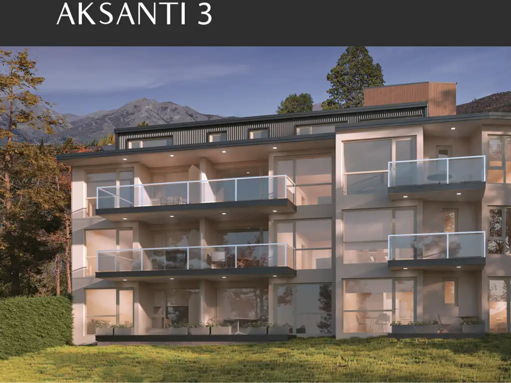 Pre venta! departamentos financiados EDIFICIO AKSANTI 3 BARILOCHE