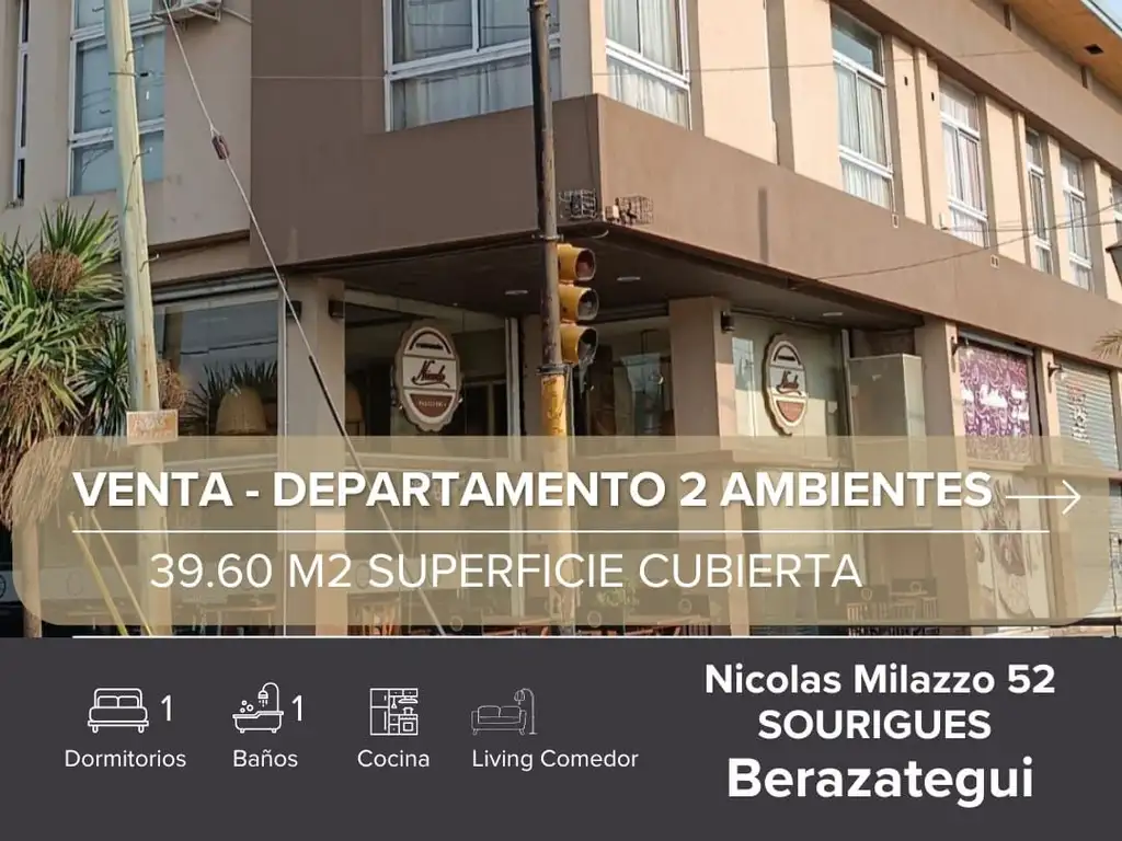 Venta Departamento 2 ambientes Sourigues Berazategui