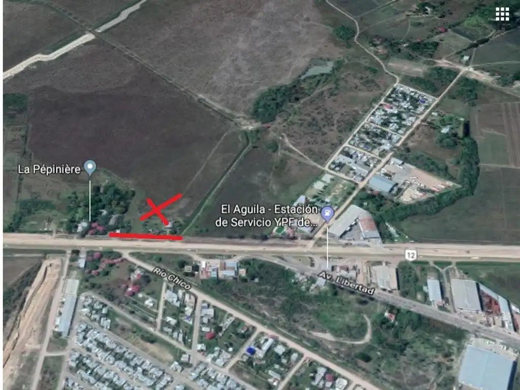 TERRENO SOBRE RUTA 12 ALTURA AEROPUERTO